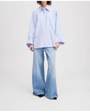 Munthe Lynne Oversized Shirt - Blue