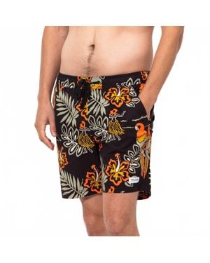 Banks Journal Aloha Club Elastic Boardshort - Black