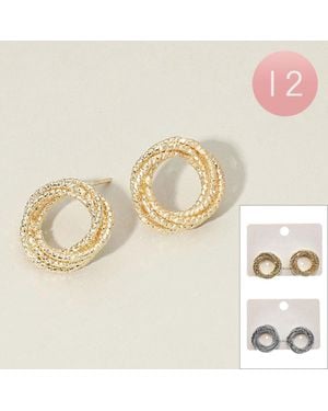Fashnzfab 12Pairs - Metallic
