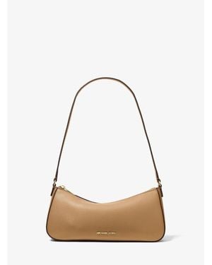 Michael Kors Outlet Sammy Small Leather Pochette - Natural