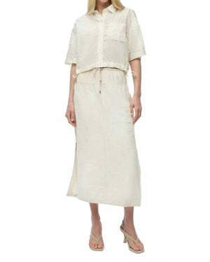 Jonathan Simkhai Huxen Midi Skirt - Natural
