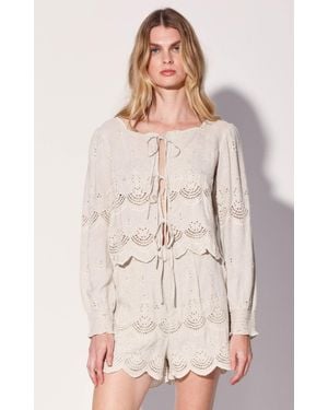 Walter Baker Savanna Top, Coastal Eyelet - Natural