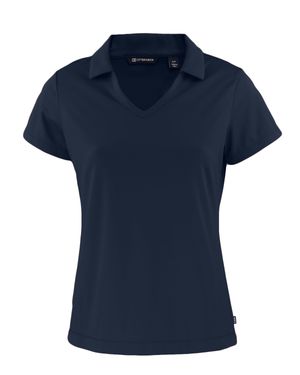 Cutter & Buck Daybreak Eco Recycled V-Neck Polo - Blue