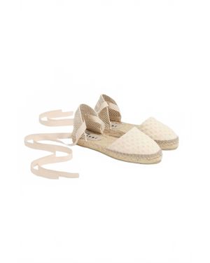 Manebí Valenciana Flat Espadrilles - White