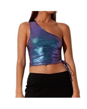 Motel Rocks Rutika Top - Blue