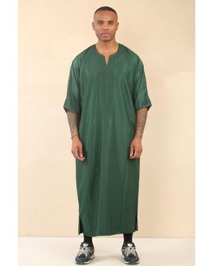 Arabic Thobes Moroccan Thobe Djellaba Jubba Robe Eid - Green