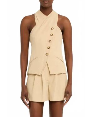 Veronica Beard Pacey Top - Natural