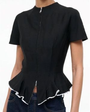 STAUD Maelle Top - Black