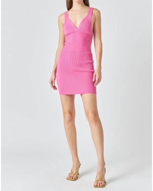 Endless Rose The Back Mini Dress - Pink