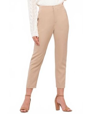 Blu Pepper Becky's Slim Dress Pants - Natural