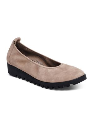 Aetrex Brianna Slip On Shoes - Brown