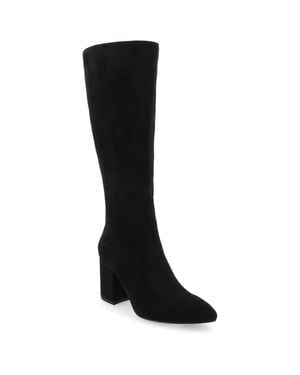 Journee Collection Tru Comfort Foam Ameylia Wide Width Wide Calf Boots - Black