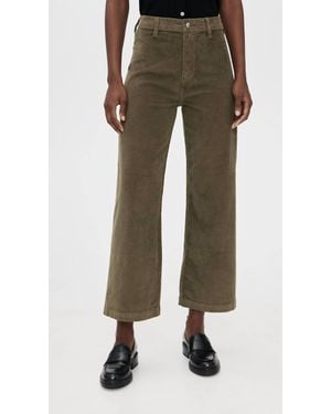 Pistola Penny Crop Corduroy Pants - Natural
