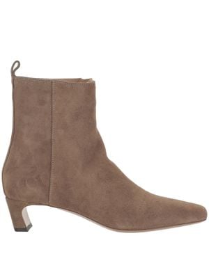 Sartore Suede Leather Ankle Boots - Brown