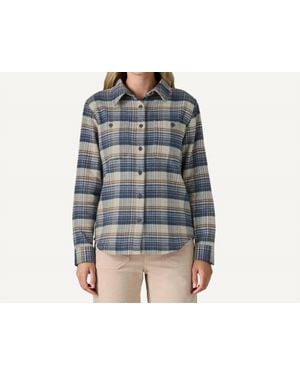 Patagonia Fjord Flannel Shirt - Blue