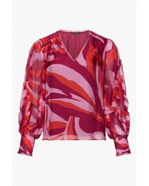 Caballero Flora Top - Red