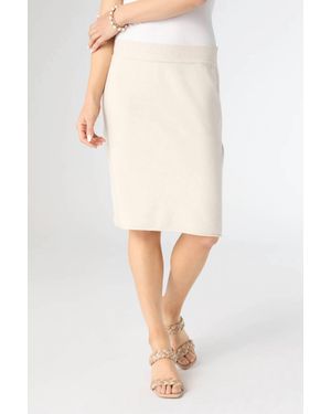 Coco + Carmen Lightweight Heavenly Luxe Mid Length Skirt - White