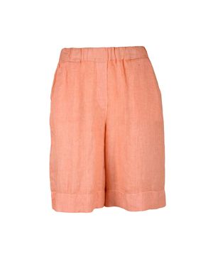 Gran Sasso Linen Shorts - Pink