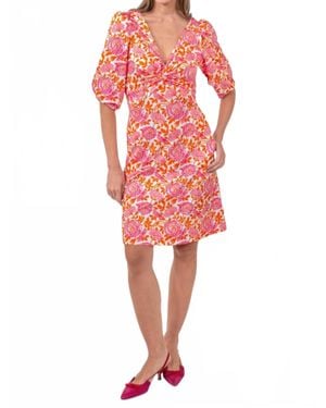 Gretchen Scott Smell The Roses Twister Dress - Red