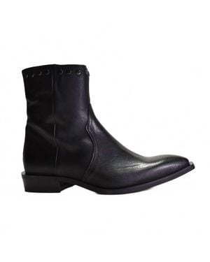 Cordani Piper Western Ankle Boot - Black