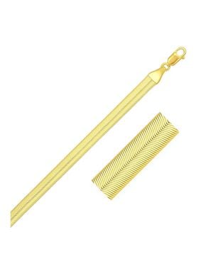 Yellow Gold 14K Super Flex Herringbone Bracelet (3.80 Mm) - Yellow