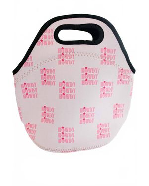The Front Porch Label Howdy Lunch Tote Bag - Pink