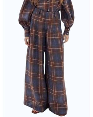 Lanthropy Super Culotte Linen Pants - Multicolor