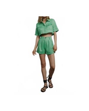 Parentesi Michelle High Waist Short - Green