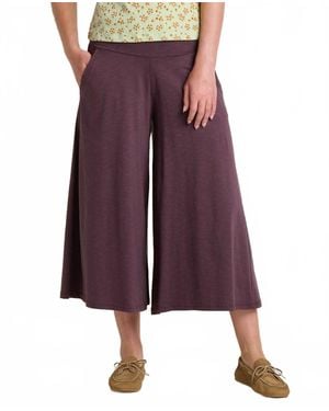Toad & Co. Chaka Culotte Pants - Purple