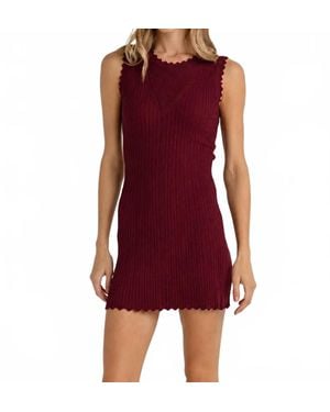 Sundays Dean Mini Dress - Red