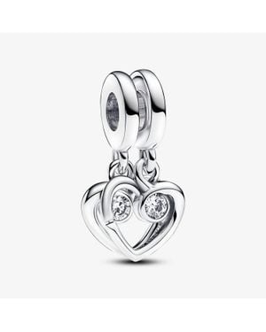 PANDORA Forever & Always Splittable Dangle Charm - White