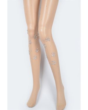 TRUEDAMES Fashion Panty Stocking - Brown