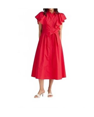 Brave + True Marigold Dress - Red