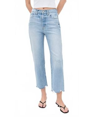 Pistola Cassie Crop Jeans - Blue