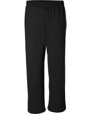 Gildan Heavy Blend Open Bottom Sweatpant Jogging Pants - Black