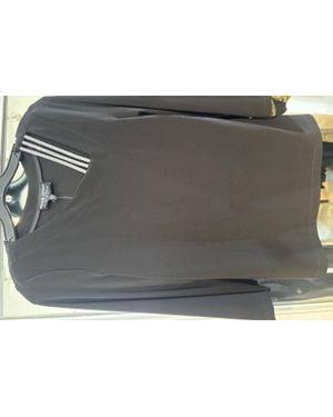 FRANK LYMAN Embellished Asymmetrical Pullover Top - Black