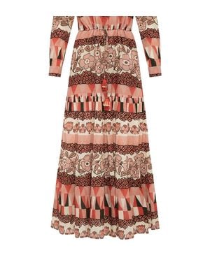 Carolina K Natalie Long Sleeve Dress - Red