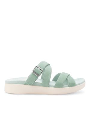 Eastland Machias Buckle Slide - Blue
