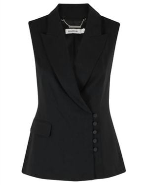 Jonathan Simkhai Valerie Blazer Vest - Black
