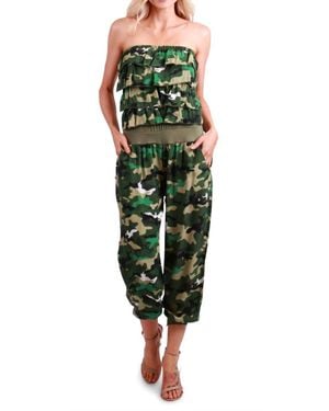 Gigi Moda Elba Camo Jumpsuit - Green