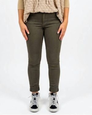 Just Black Denim Modern Classic Skinny Jeans - Green
