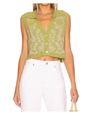 Significant Other Simone Knit Top - Green
