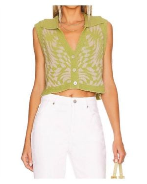 Significant Other Simone Knit Top - Green