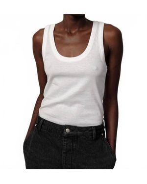 Herskind Sandra Scoop Neck Tank Top - White