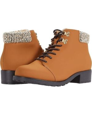 Trotters Becky 2.0 Boots Waterproof Faux Fur Lined Jobb052 - Brown
