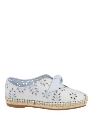 Alexandre Birman Clarita Summer Embroidered Espadrille - White