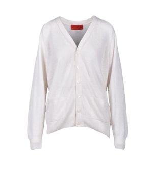 Wild Cashmere 100% Cashmere Cardigan - White