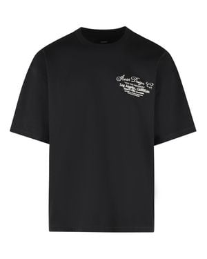 Amiri 'Dreamers Chain' Cotton T-Shirt - Black