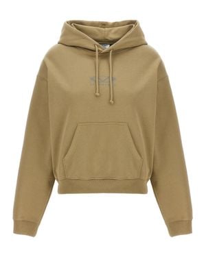 Vetements Oval Logo Hoodie - Natural