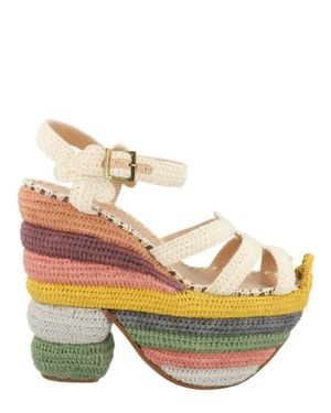 Ferragamo Future Platform Sandals - Multicolor